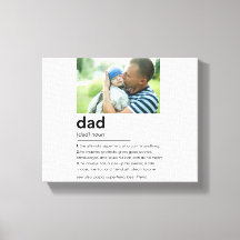 Oferta de fotos de Pai personalizado, Definição de