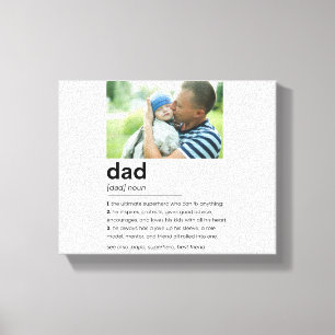 Impressão Em Tela Oferta de fotos de Pai personalizado, Definição de