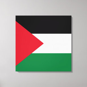 Impressão Em Tela oficialmente pavilhão do Estado da Palestina