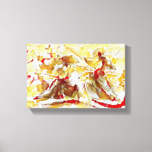 Impressão Em Tela Ogonshoku Ikkiuchi por NFT Artisans (Frente)