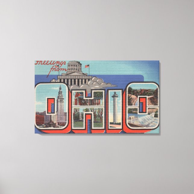 Impressão Em Tela OhioLarge - Letra ScenesOhio (Frente)