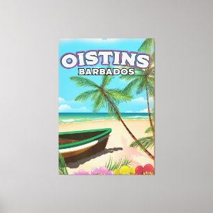 Impressão Em Tela Oistins Barbados poster de praia