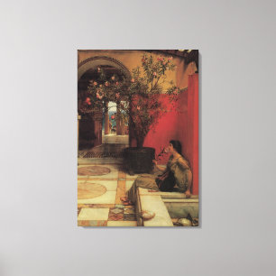 Impressão Em Tela Oleander de Alma Tadema, Flores Vintage