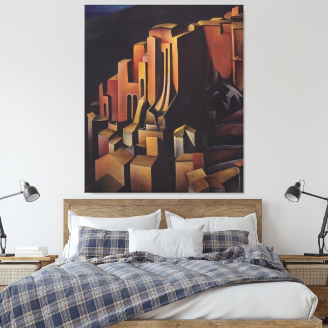 Impressão Em Tela Olevano (Insitu(Quarto))