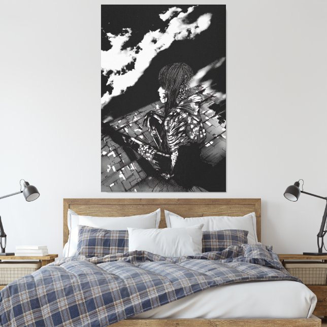 Impressão Em Tela Olhando Além (Insitu(Quarto))