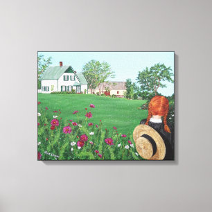 Impressão Em Tela "Olhando com o amor" Anne of Green Gables, PEI C