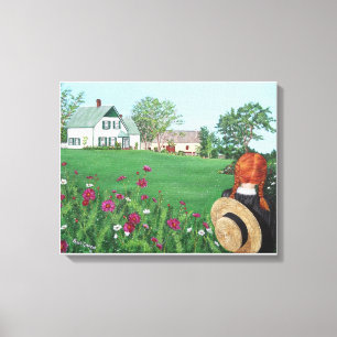 Impressão Em Tela "Olhando com o amor" Anne of Green Gables, PEI C