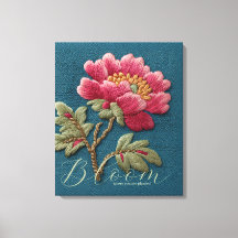 Olhar Floral Bordado em Flor