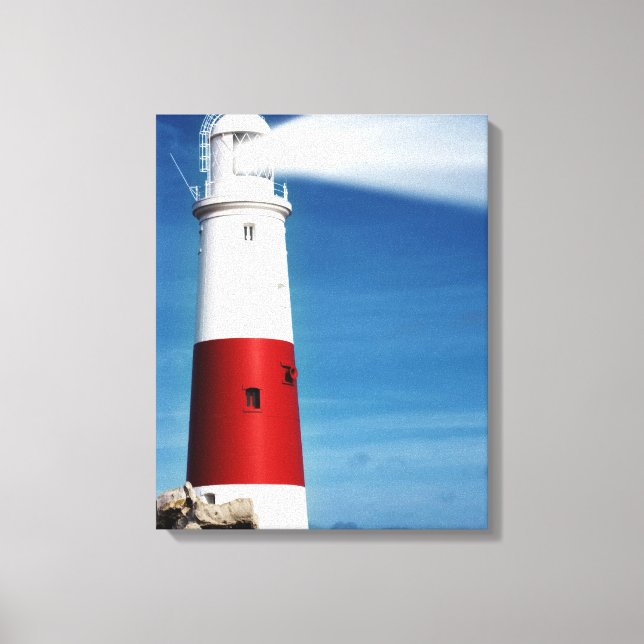 Impressão Em Tela Olhar para o farol no mar (Frente)