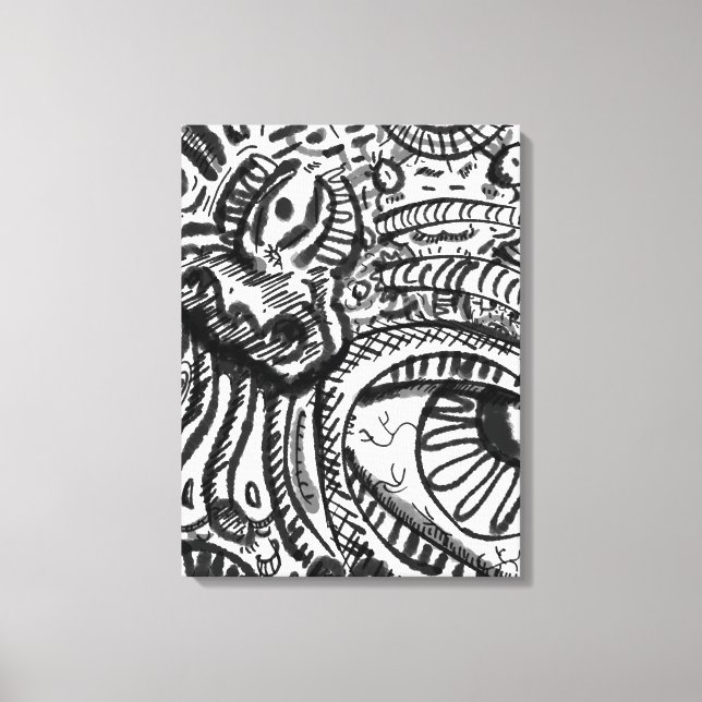 Impressão Em Tela Olho Ver (Frente)