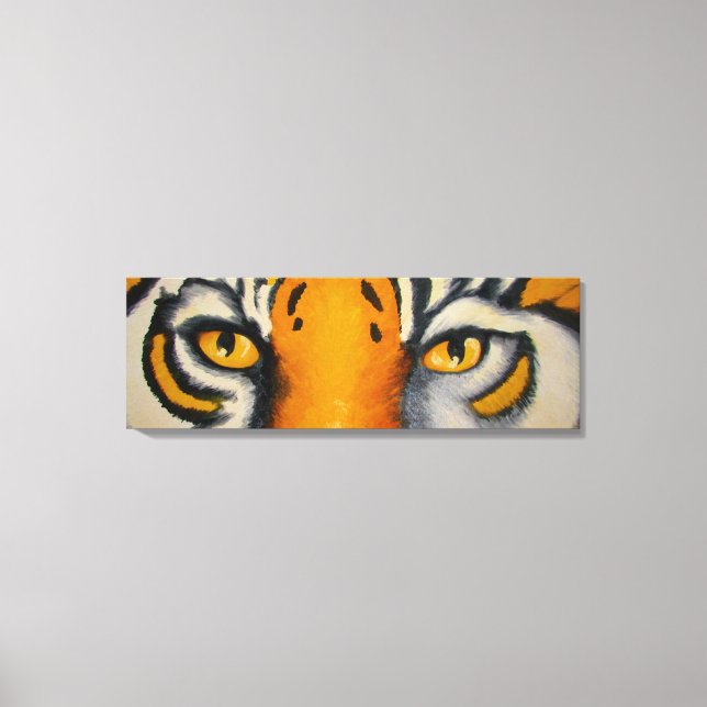 Impressão Em Tela Olhos de Tigre (Frente)
