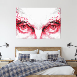 Impressão Em Tela Olhos do Mal Antigo – Alerta Vermelho