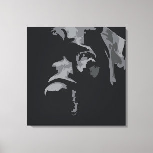 Impressão Em Tela Olhos Molhosos Pretos Labrador