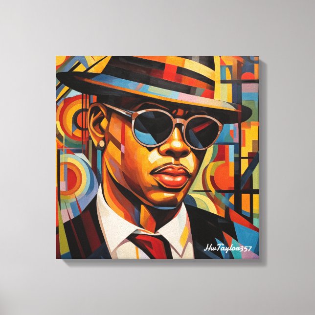 Impressão Em Tela Olhos Ocultos (Frente)