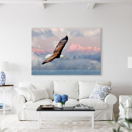 Impressão Em Tela Olimpiadas Bald Eagle Mtns Fine Art - 60"x40"