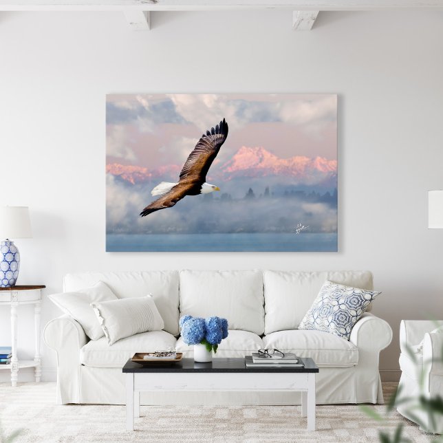 Impressão Em Tela Olimpiadas Bald Eagle Mtns Fine Art - 60"x40" (Criador carregado)