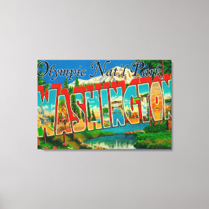 Impressão Em Tela Olimpiadas Nat'l Park, Washington