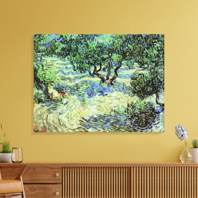 Impressão Em Tela Oliveiral por Vincent van Gogh (Insitu(Sala de estar))