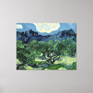 Impressão Em Tela Oliveiras de Vincent van Gogh (1889)