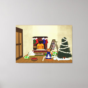 Impressão Em Tela Oliver Decora para o Natal