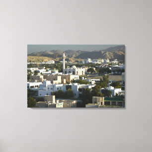 Impressão Em Tela Oman, Muscat, Qurm. Edifícios da zona Qurm / 2