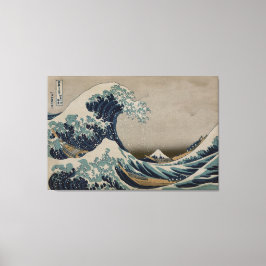 Impressão Em Tela Onda de excelente de Kanagawa - Imagem de Arte Pré