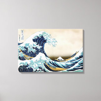 Impressão Em Tela Onda de Excelente restaurada de Kanagawa por Hokus