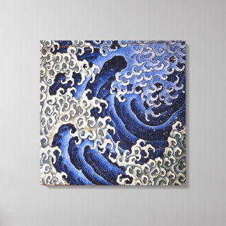 Impressão Em Tela Onda Masculina. Katsushika Hokusai