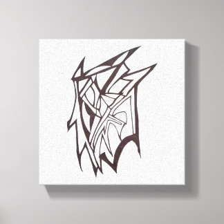 Impressão Em Tela Onda Viva Abstrata