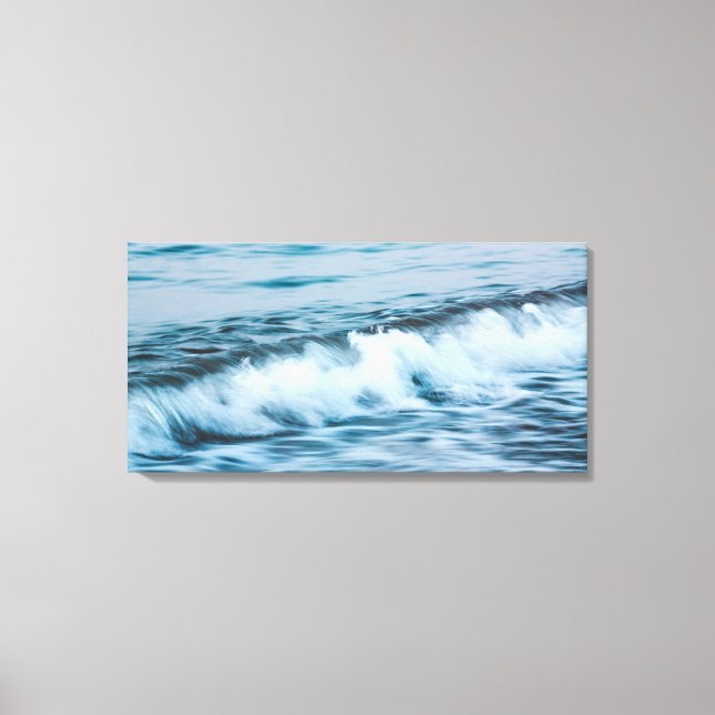 Impressão Em Tela Ondas de exposição longa (Frente)
