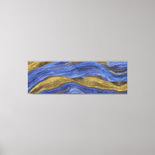 Impressão Em Tela Ondas Fracionadas de Capa de abstrato 14