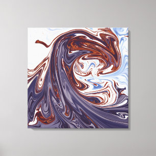 Impressão Em Tela ondas monstruosas Melhor pintura de abstrato
