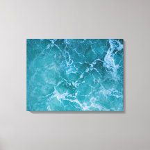 Ondas profundas do oceano azul