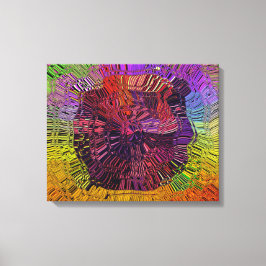 Impressão Em Tela Ondas Radiantes