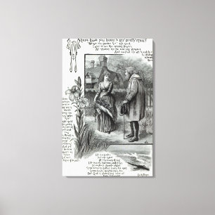 Impressão Em Tela Onde você estêve a minha empregada doméstica