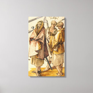 Impressão Em Tela One Gallòglach e Two Kerns - Albrecht Dürer