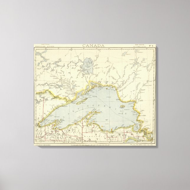 Impressão Em Tela Ontário, Canadá (Frente)