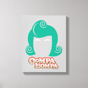 Impressão Em Tela Oompa Loompa Hair Graphic