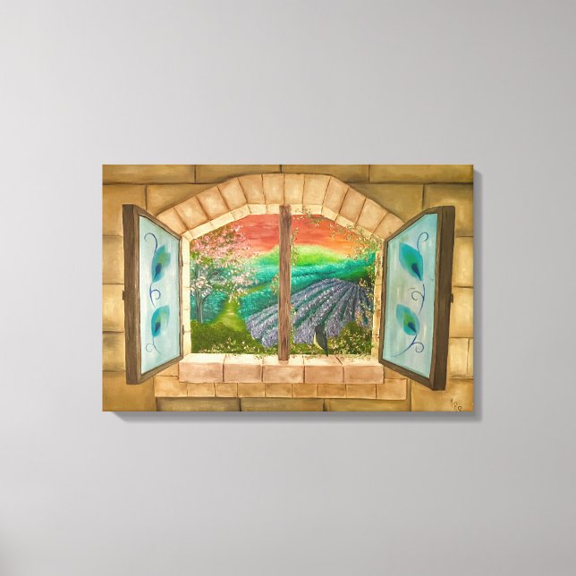 Impressão Em Tela Open Window (Frente)