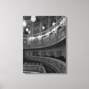 Impressão Em Tela Ópera do palácio de Versalhes na França vintage