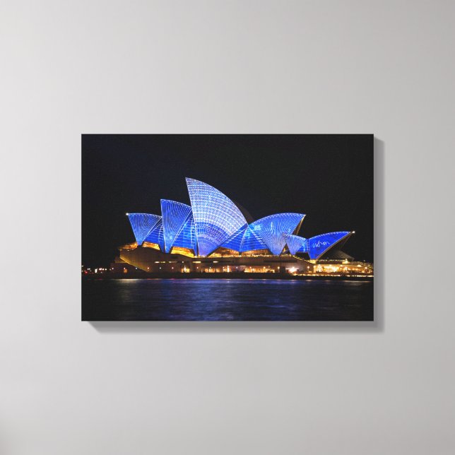 Impressão Em Tela Opera House, Sydney Austrália (Frente)