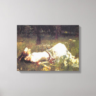 Impressão Em Tela Ophelia 1889 Por John William Waterhouse