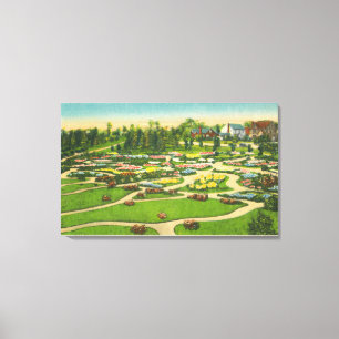 Impressão Em Tela Opinião constante dos jardins do parque de Hoopes