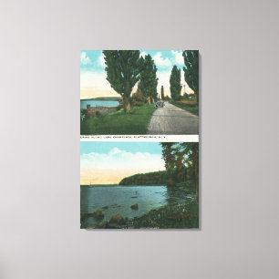 Impressão Em Tela Opinião da movimentação de Champlain do lago