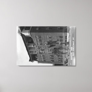 Impressão Em Tela Opinião de Long Beach, Califórnia a pensão de