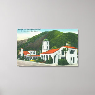 Impressão Em Tela Opinião exterior a pensão do motel