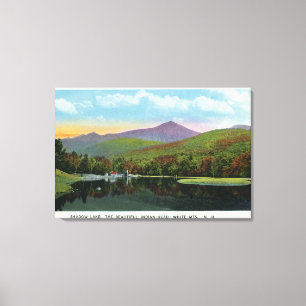 Impressão Em Tela Opinião indiana da cabeça e do lago shadow