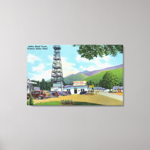 Impressão Em Tela Opinião principal indiana da torre da cabeça e d