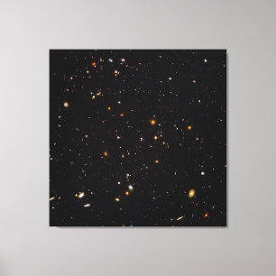 Impressão Em Tela Opinião ultra profunda do campo de Hubble de