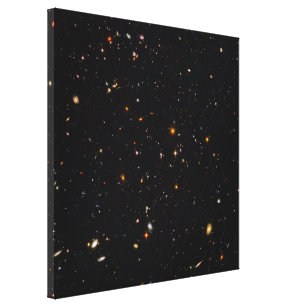 Impressão Em Tela Opinião ultra profunda do campo de Hubble de
